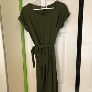 Army green dress - new with tags!